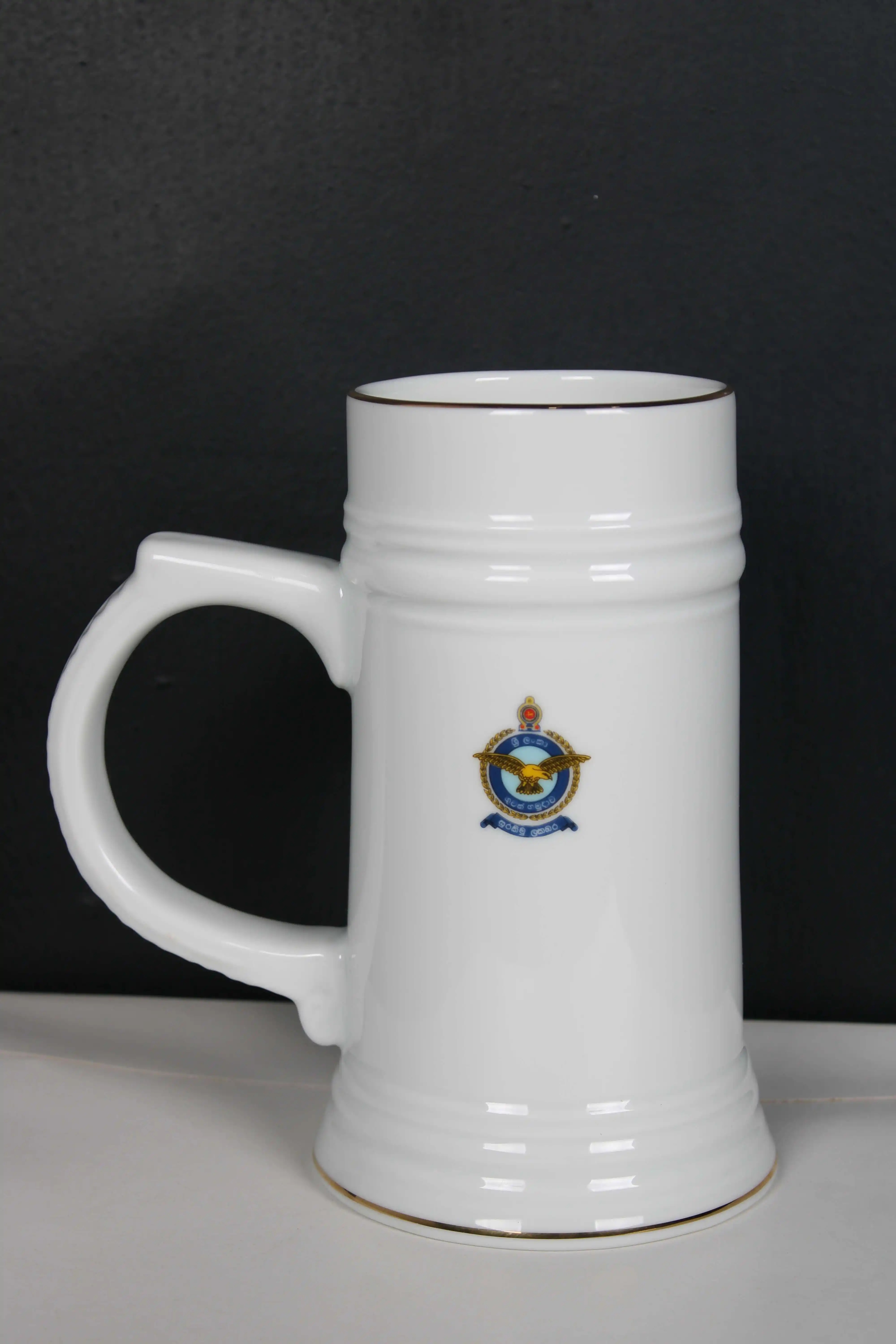 BEER MUG WHITE